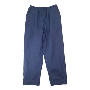 Catalina Polyester Track Pants Drawstring Zip Vent Hem Navy Size Large 12/14